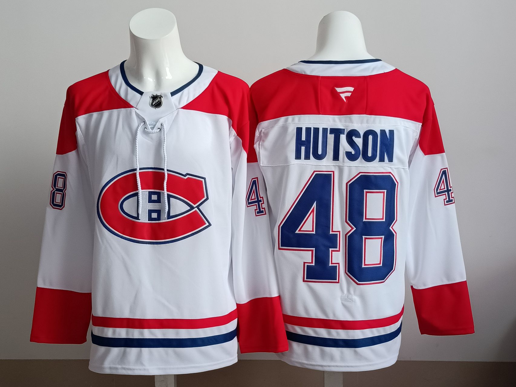 Men 2025 Montreal Canadiens #48 Hutson White NHL Jersey style 01